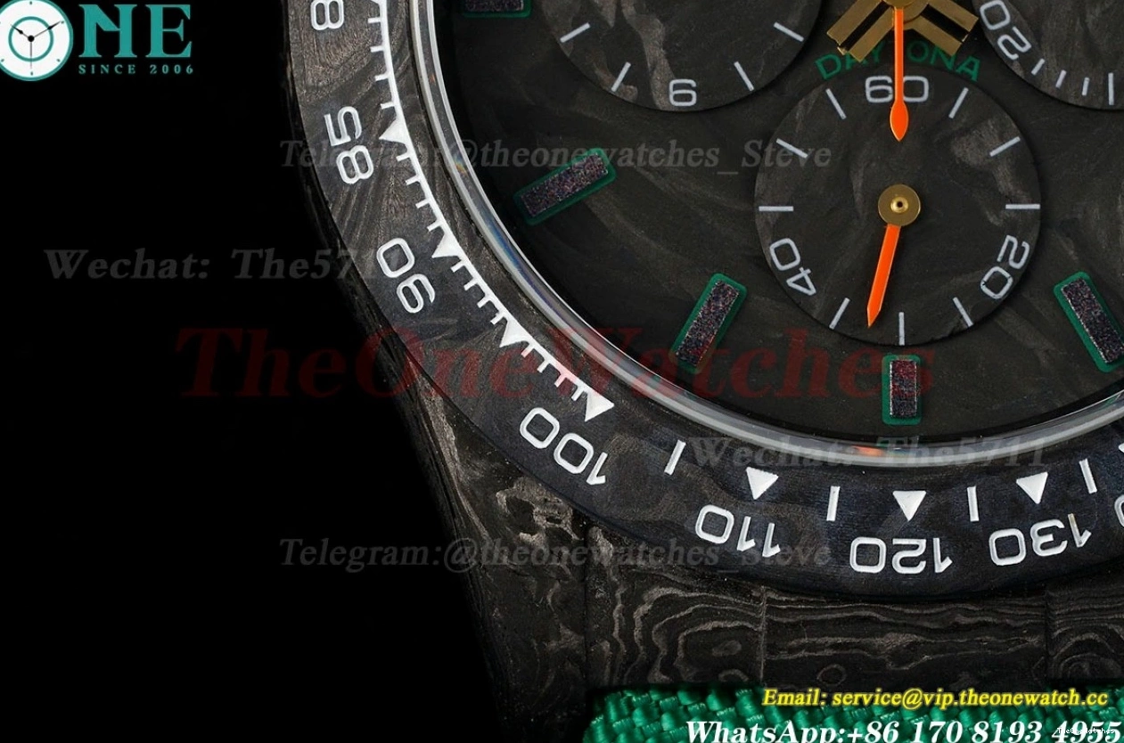 Black NY Daytona Diw Carbon Black 40mm DD4130 N6F 0410